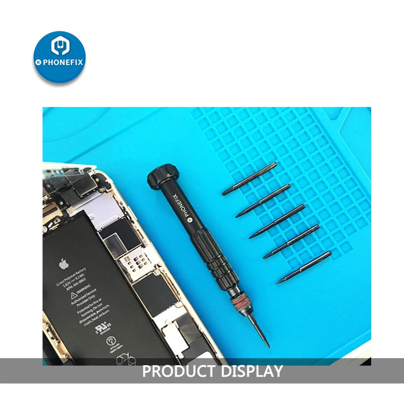 6 in 1 Screwdriver Set Phillips Slotted Y0.6 Precision Bits Set Mobile Phone Opening Screw Driver Kit For iPhone X-16PM Repair