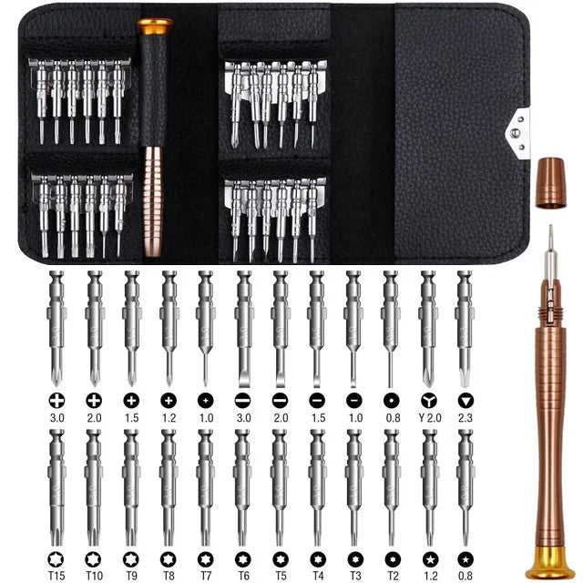 25 In 1 Torx Precision Screwdriver Bit Set Hand Tools Screw Driver Kit Screwdriver Set For Xiaomi Mobile Phones Repair Tools