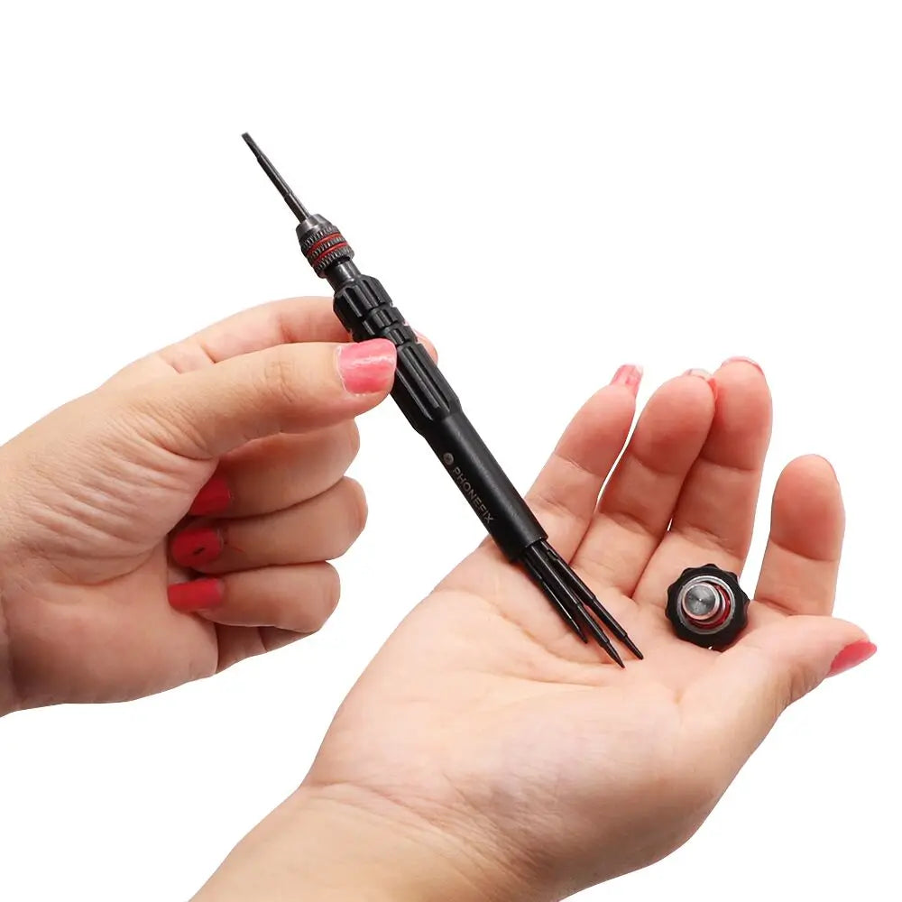 6 in 1 Screwdriver Set Phillips Slotted Y0.6 Precision Bits Set Mobile Phone Opening Screw Driver Kit For iPhone X-16PM Repair