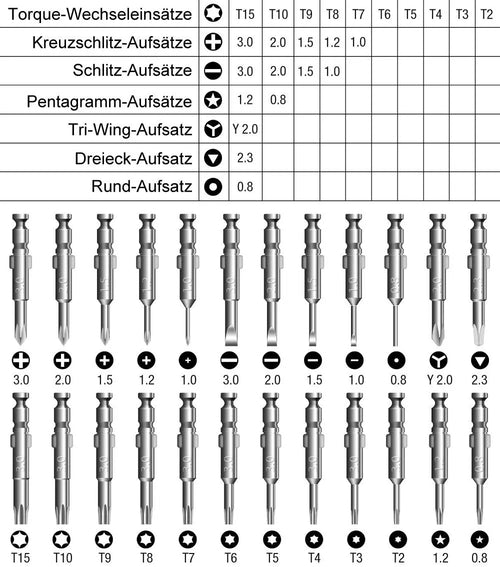 25 In 1 Torx Precision Screwdriver Bit Set Hand Tools Screw Driver Kit Screwdriver Set For Xiaomi Mobile Phones Repair Tools