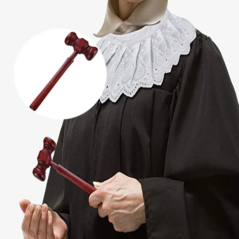 High Quality Durable Wooden Judge Hammer Handcrafted Delicate Wood Adjudgement Gavel For Auction Lawyer Sound Hand Tools