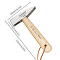 Mini Claw Hammer Household Tools Commonly Used in Woodworking Knock Out Nails Wooden Handle Small Hammer High Carbon Steel