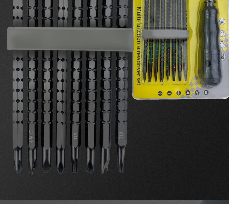 Triangle Screwdriver 17 In 1 Special Shaped Magnetic Screw CRV Torx Key Set Telescopic Alloy Steel For Xiaomi Repair Household