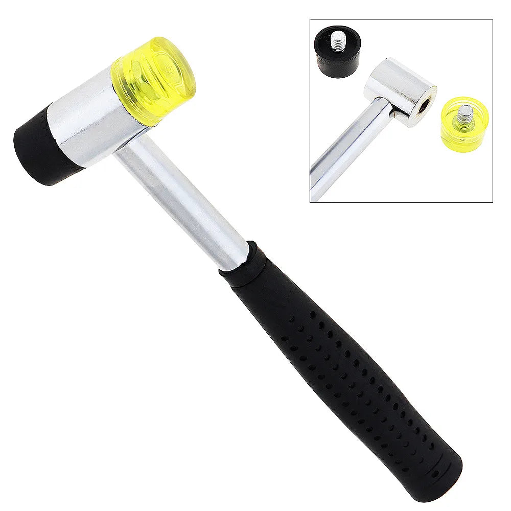 25mm / 30mm / 35mm / 40mm Rubber Double Faced Work Glazing Window Beads Hammer Nylon Head Mallet DIY hand Tool