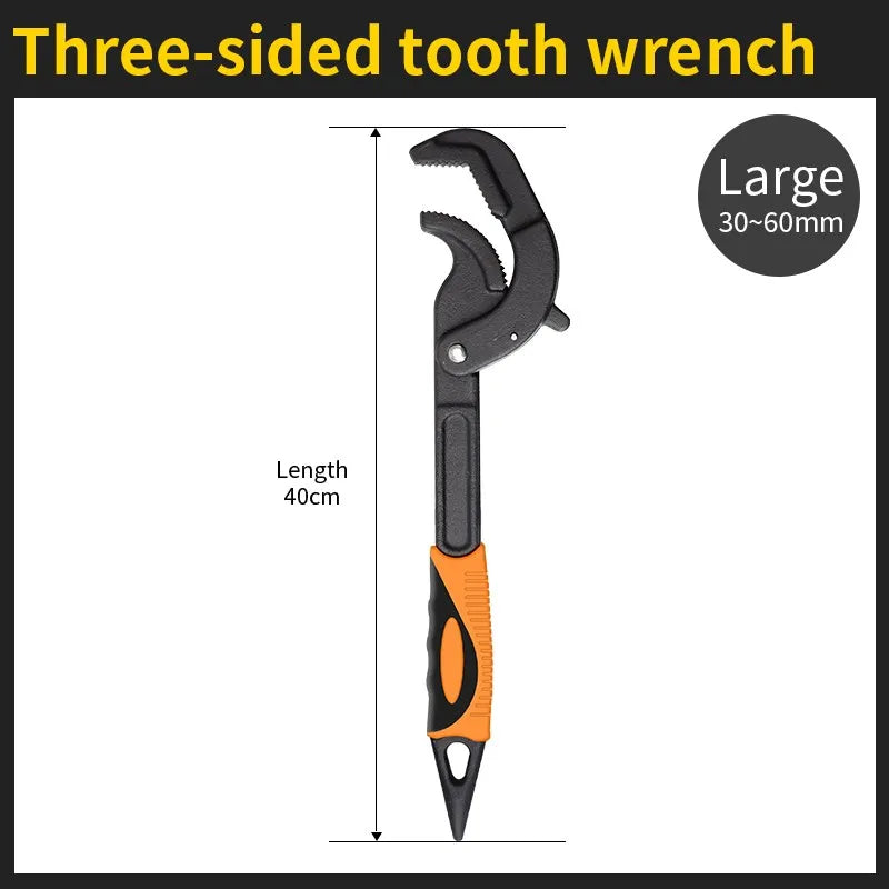 Adjustable Spanner Multi-function Universal Wrench Tool Home Repair Key Hand tool Multi Purpose Universal Pipe Wrench