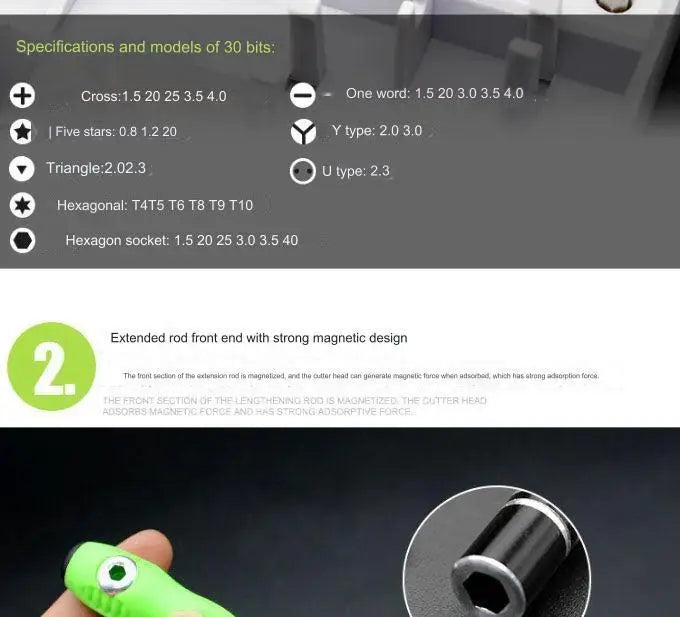 32 In 1 Multifunction Screwdriver Set Professional Magnetic Bits Screw Driver Mini Tool Case For iPhone Mobile Camera Watch PC