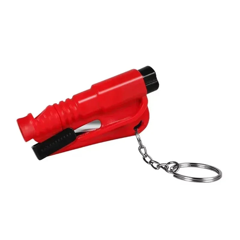 Compact 3-in-1 Car Safety Hammer Window Breaker Seat Belt Cutter Emergency Rescue Tool for Vehicle Accessories