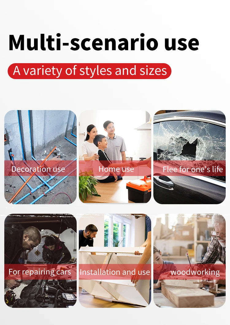 Small Hammer Mini Claw Hammer Head Fitter Hammer Octagonal Hammer Multifunctional Integrated Nail Hammer Nail Hammer Woodworking