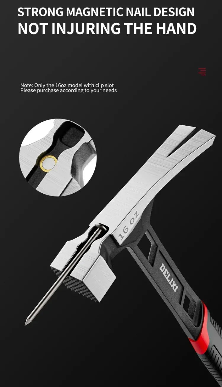 Multifunctional Claw Hammer Professional Woodworking Special Mini Integrated Nail Hammer Portable Household Hand Tools Accessory