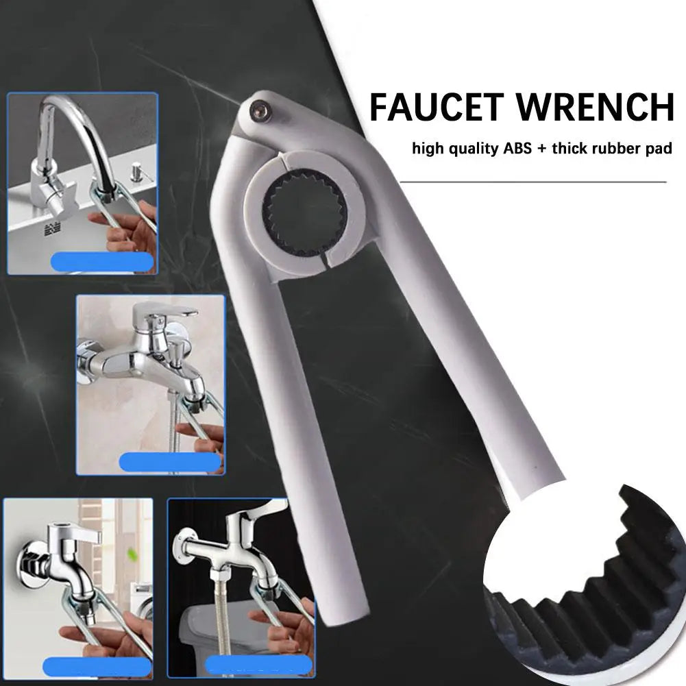 1PC Universal Faucet Wrench - Easy Grip, Quick Disassembly, Ideal For Kitchen And Bathroom Sink Aerator Removal And Water Filtra