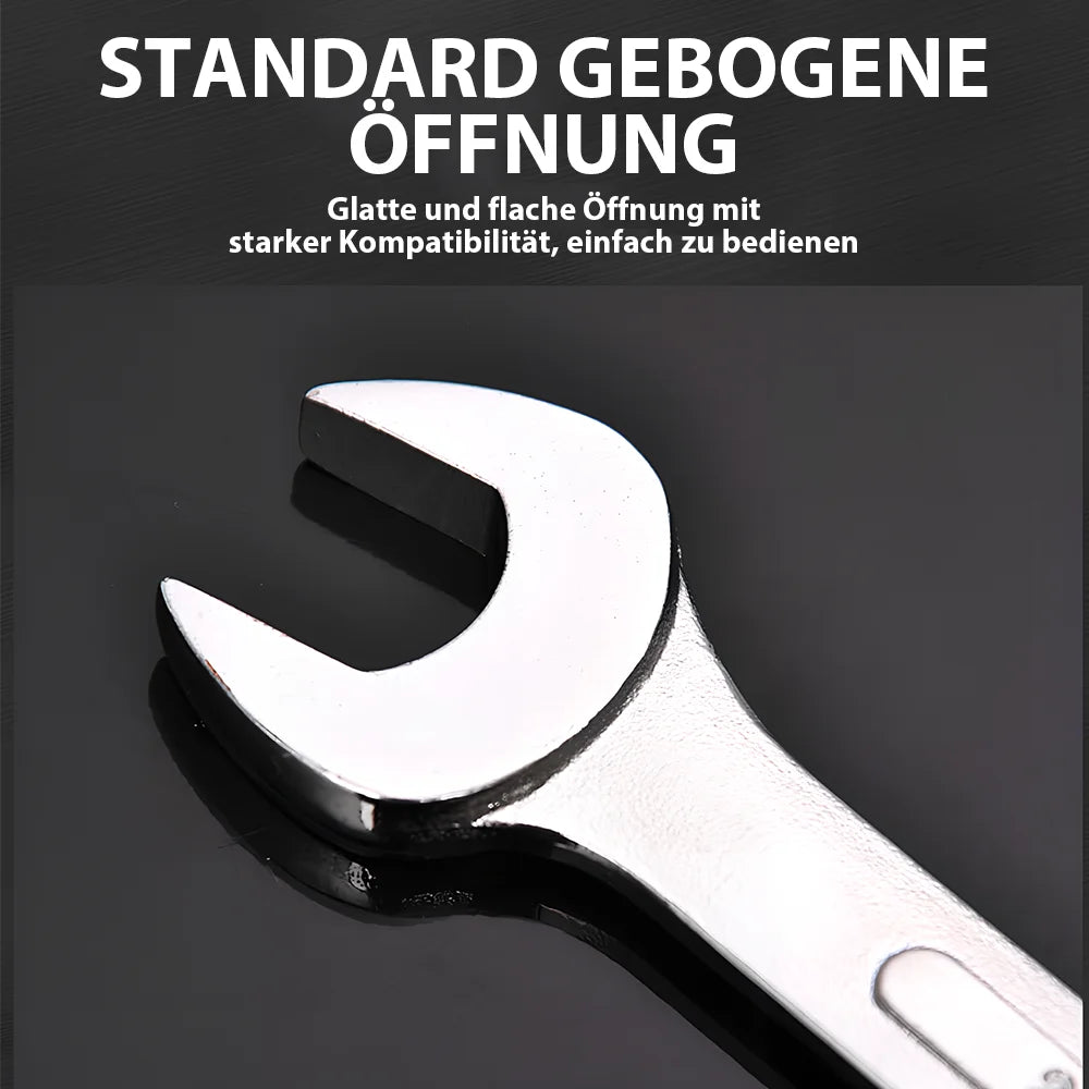 25Pcs Dual-purpose Wrench Set 6-28/30/32mm Blossom Ring Open-ended Spanner Hand Tools for Bicycle Motorcycle Car Repair Tools