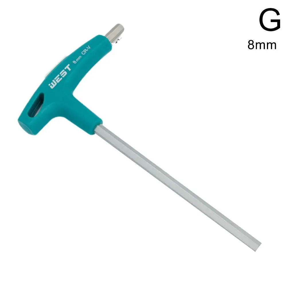 T-Handle Hex Allen Key Screws Screwdriver Driver Tool Hex Wrench 2mm/2.5mm/3mm/4mm/5mm/6mm/8mm/10mm T-Handle Spanner Allen keys