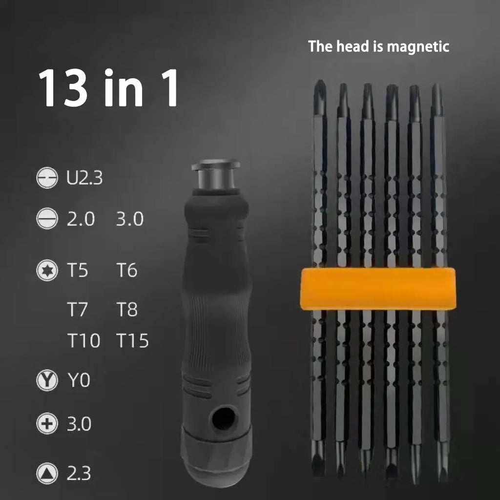 Triangle Screwdriver 17 In 1 Special Shaped Magnetic Screw CRV Torx Key Set Telescopic Alloy Steel For Xiaomi Repair Household