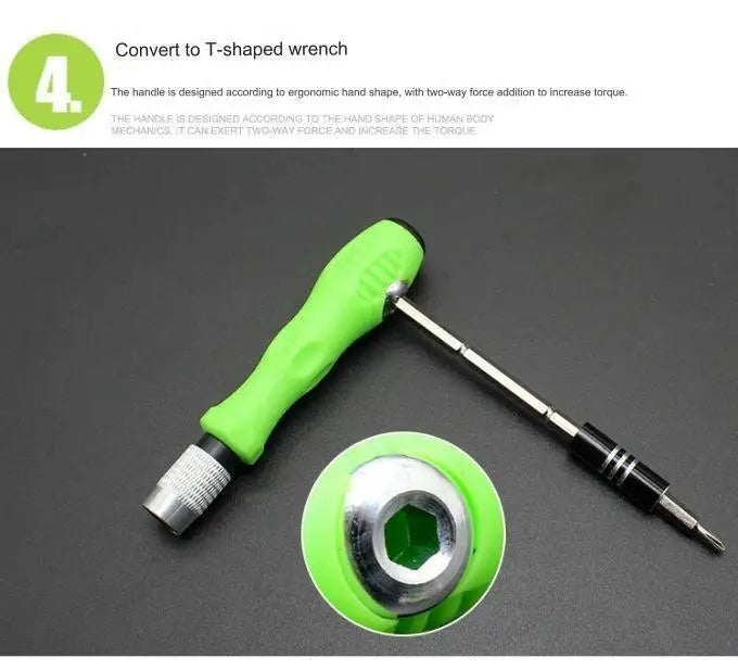 32 In 1 Multifunction Screwdriver Set Professional Magnetic Bits Screw Driver Mini Tool Case For iPhone Mobile Camera Watch PC