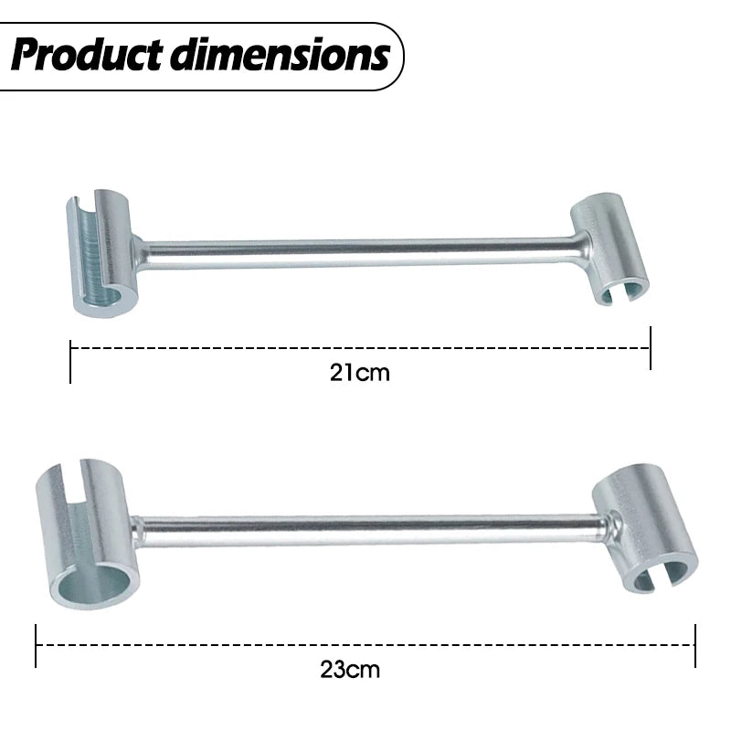 1PC Double Head Hinge Gaps Adjusting Wrench Labor-Saving Hinges Gaps Repair Wrenches Hand Tools Spanners for Round Bolt