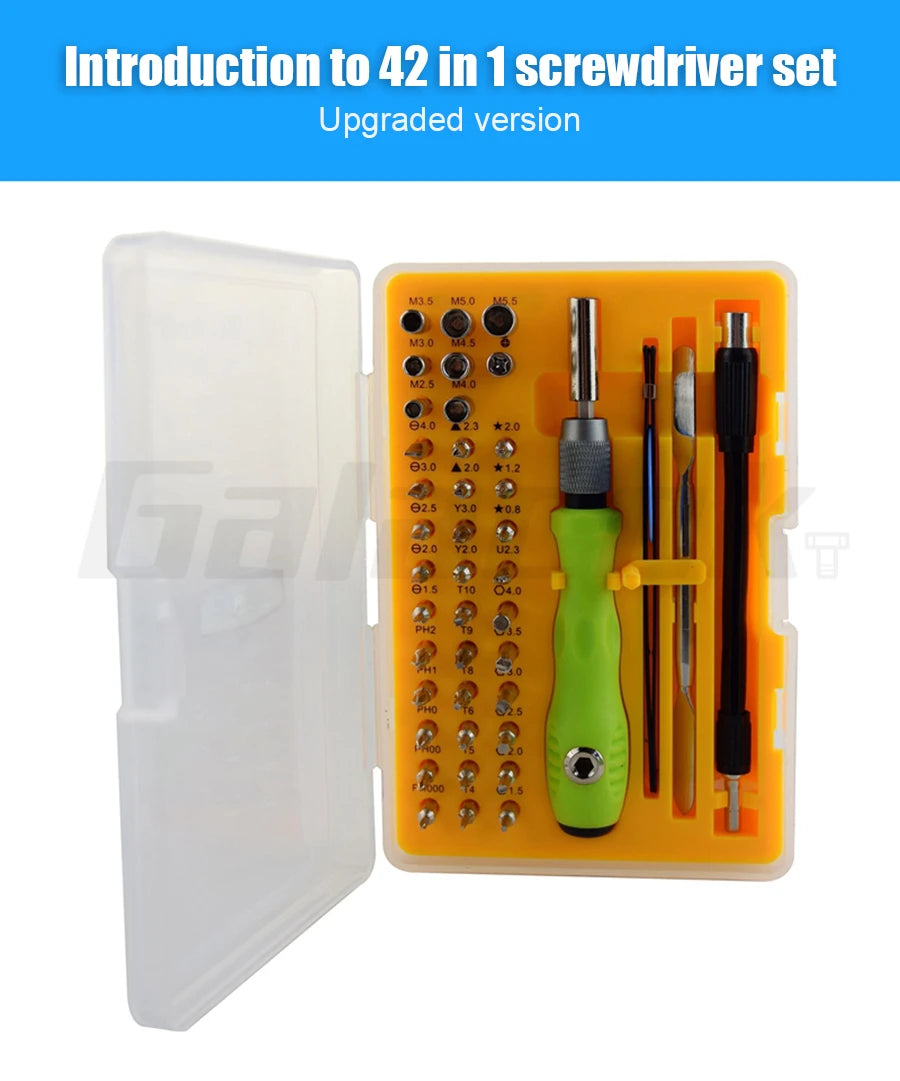 32 in 1 Multifunctional Screwdriver Set Mini Small Screwdriver Torx Phillips Magnetic Screw Driver Bit Portable Repair Tool Kit