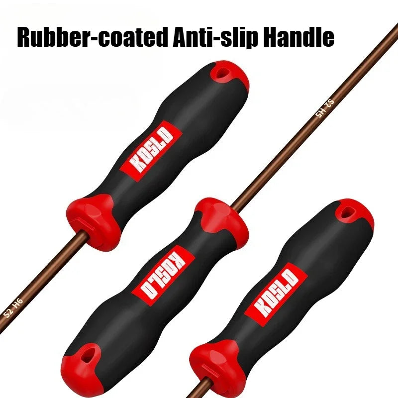 Hexagon Socket Screwdriver Small Hexagon Wrench Six-pointed Star Set Tool Extended Straight Handle Screwdriver H2.5/4mm