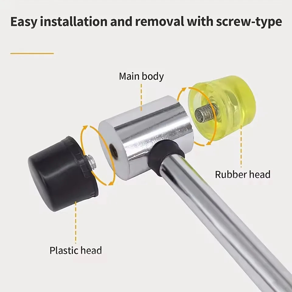 Mini 25/30/35/40/45mm hammer deck with nylon head hand tool non-slip handle nylon rubber used as plastic and wood jewelry crafts
