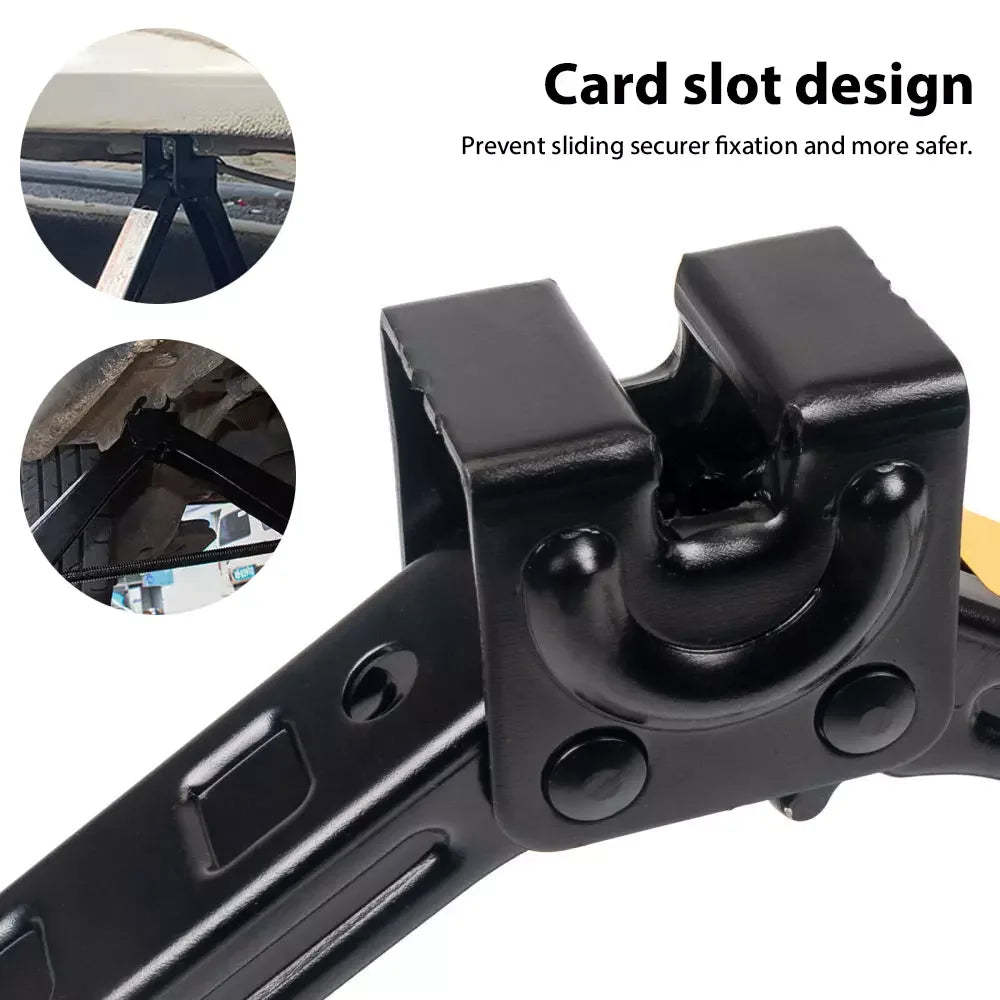 2.5T 1.5T car jacks 2 in 1 Manual Lift Jack Car Repair Tool Lifting Tool with Labor-saving Ratchet Wrench Foldable Jack for Car