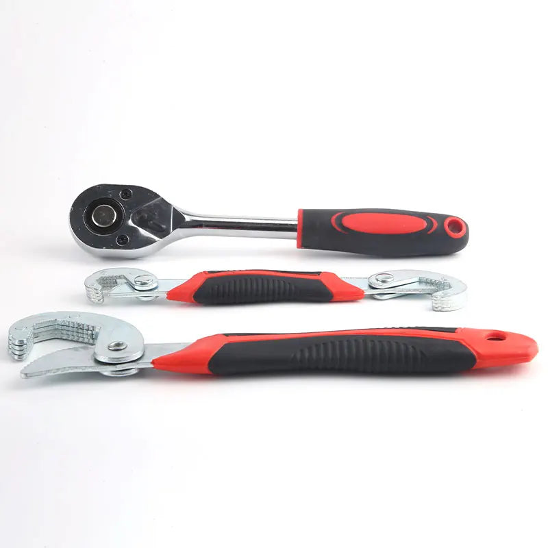 HUHAO 1/2 Socket Wrench Handle Tools Quick Release Vanadium Steel Ratchet Wrench For Automotive Repair Hardware Tools