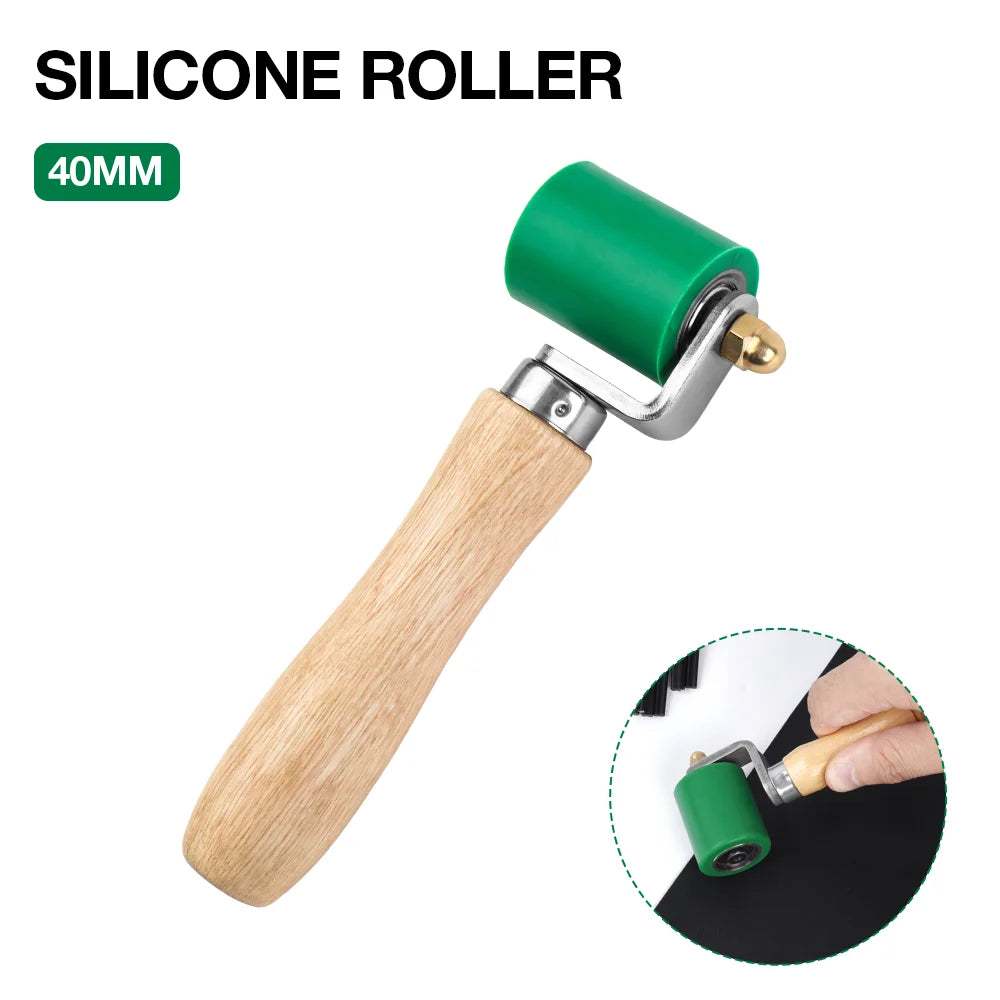 40mm Hand Pressure Roller of Silicone High Temperature Resistant Seam for Roofing Waterproofing PVC, HDPE, TPO, LDPE, EPDM, HPDE