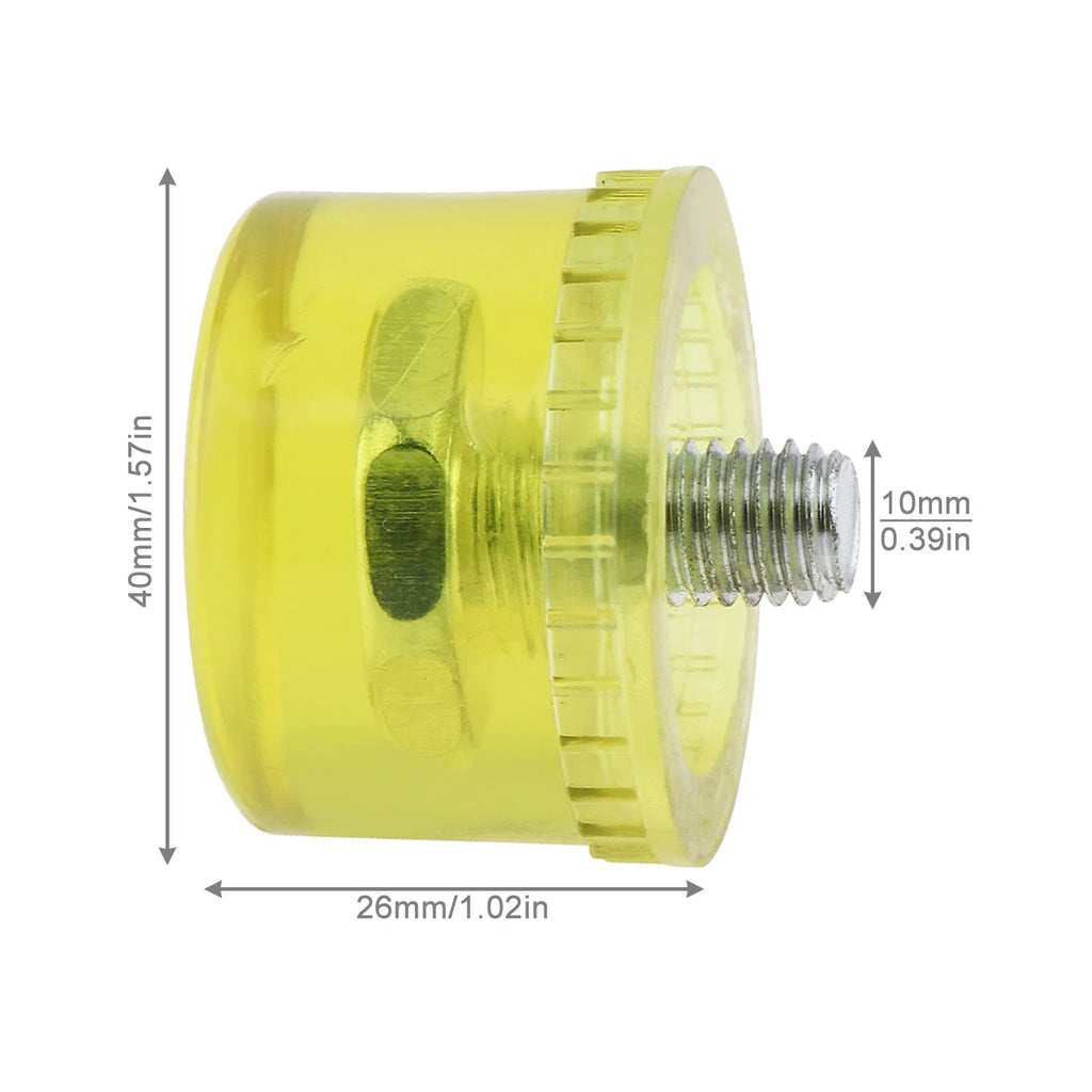 25mm / 30mm / 35mm / 40mm Rubber Double Faced Work Glazing Window Beads Hammer Nylon Head Mallet DIY hand Tool