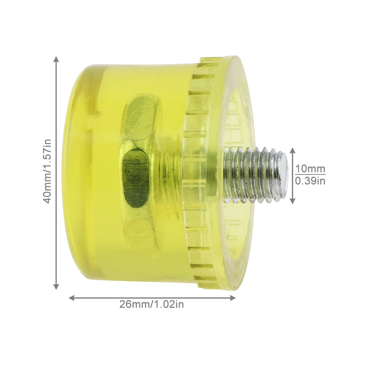 25mm / 30mm / 35mm / 40mm Rubber Double Faced Work Glazing Window Beads Hammer Nylon Head Mallet DIY hand Tool