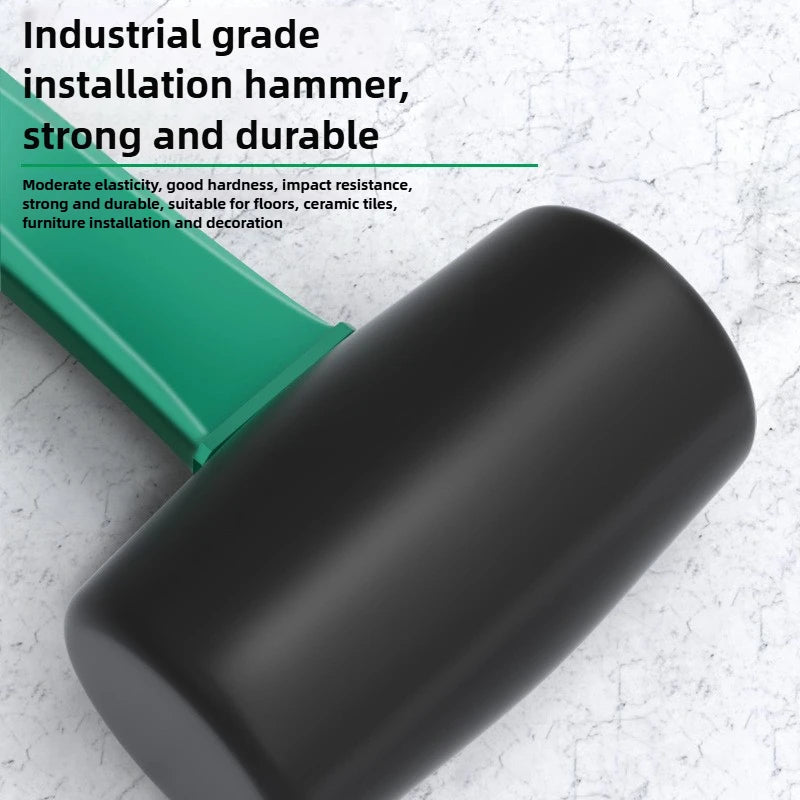 BaoLian Solid Rubber Hammer Industrial Grade Multifunctional Home Decoration Elastic Tile Installation Hammer