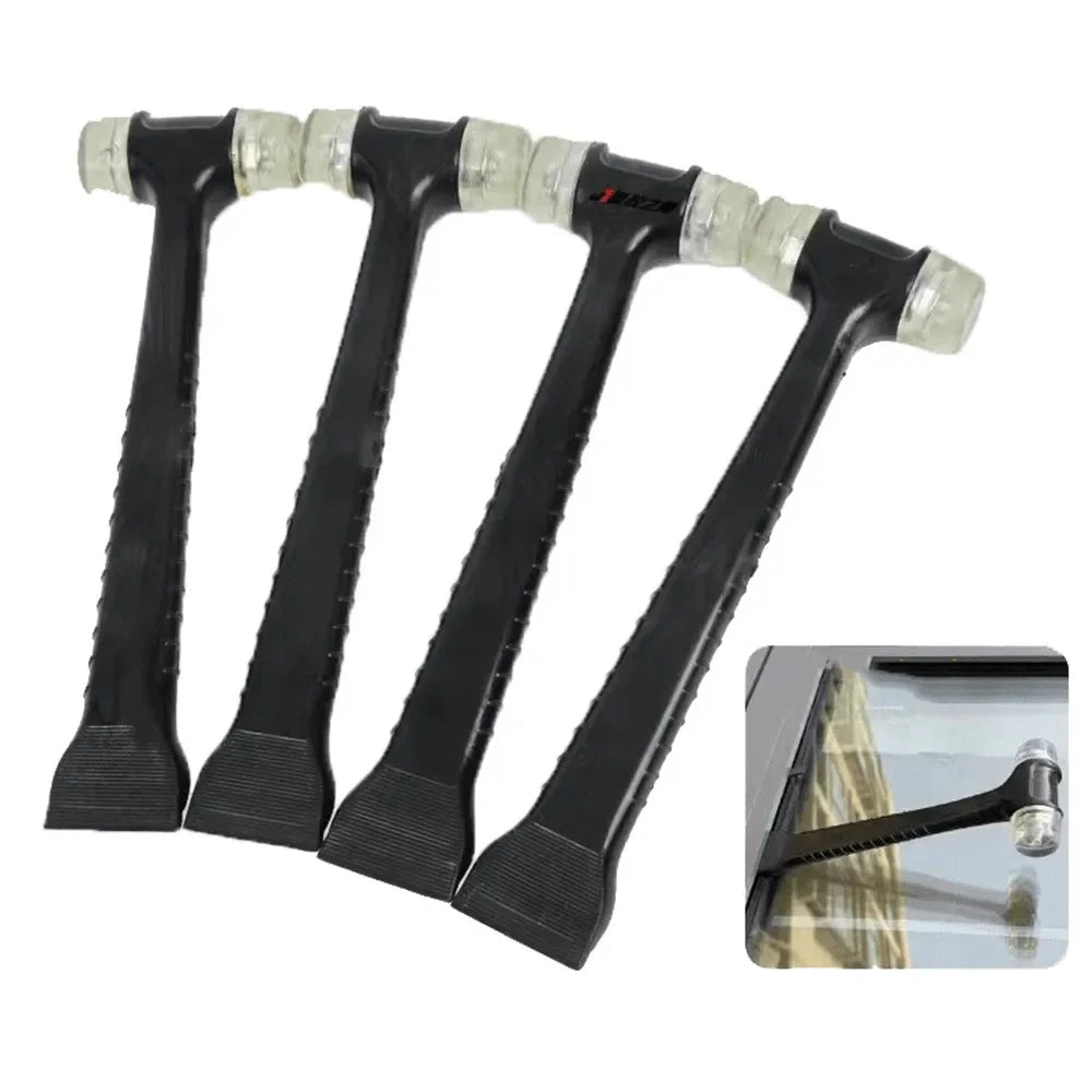 2 in 1 Rubber Hammer with Crowbar for Ceramic Tile Installation Tools Doors Windows
