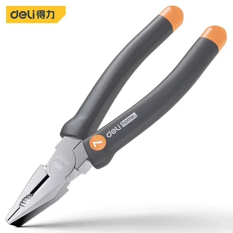 Deli High Carbon Steel TPR Installation Hammer, Pointed Nose Pliers, Steel Wire Pliers, Art Knife, Various Household Hand Tools