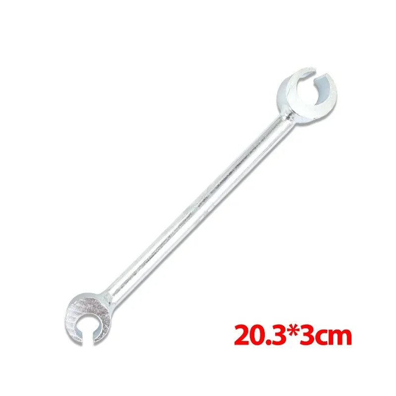 Door Hinge Gap Adjusting Wrench Double Head Door Hinge Repair Spanner Hinges Repair Wrenches Hand Tools Spanners for Round Bolt