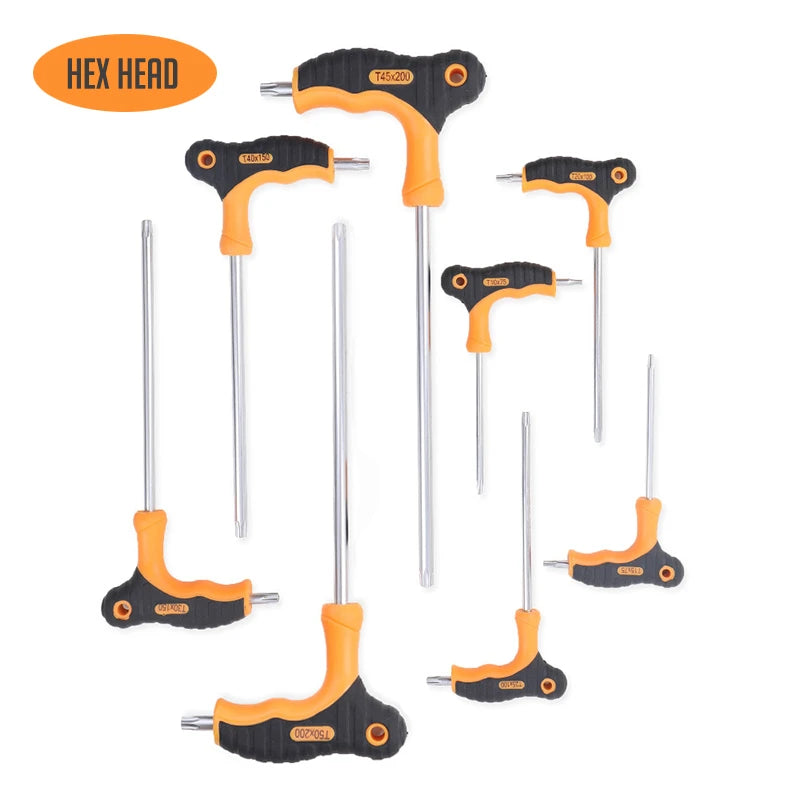 Professional Color Coded Long Hex Key Set,10 Piece Metric Allen Key Set,Easily Access Hard-to-Reach Spots, Includes Storage Case