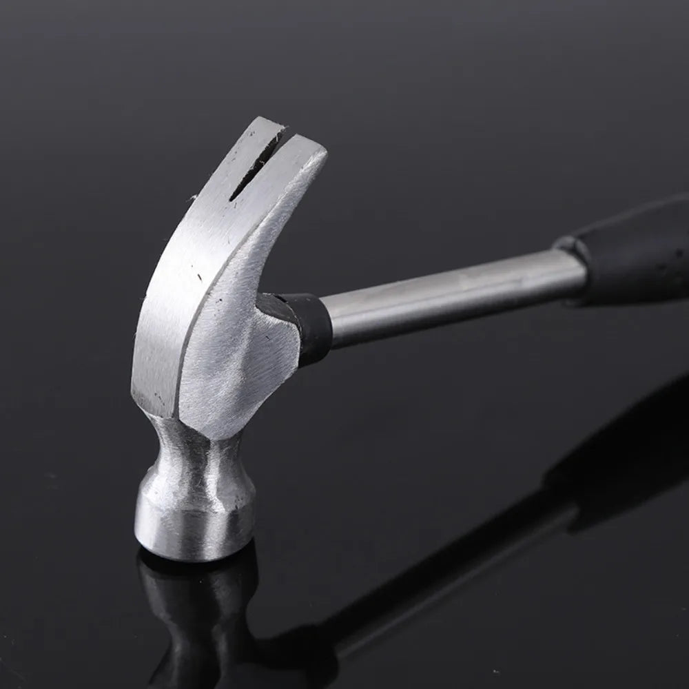 Multi-function Claw Hammer Steel Pipe Handle Hammer Safety Hammer For Traceless Nails Window Breaker Household Hardware Tools