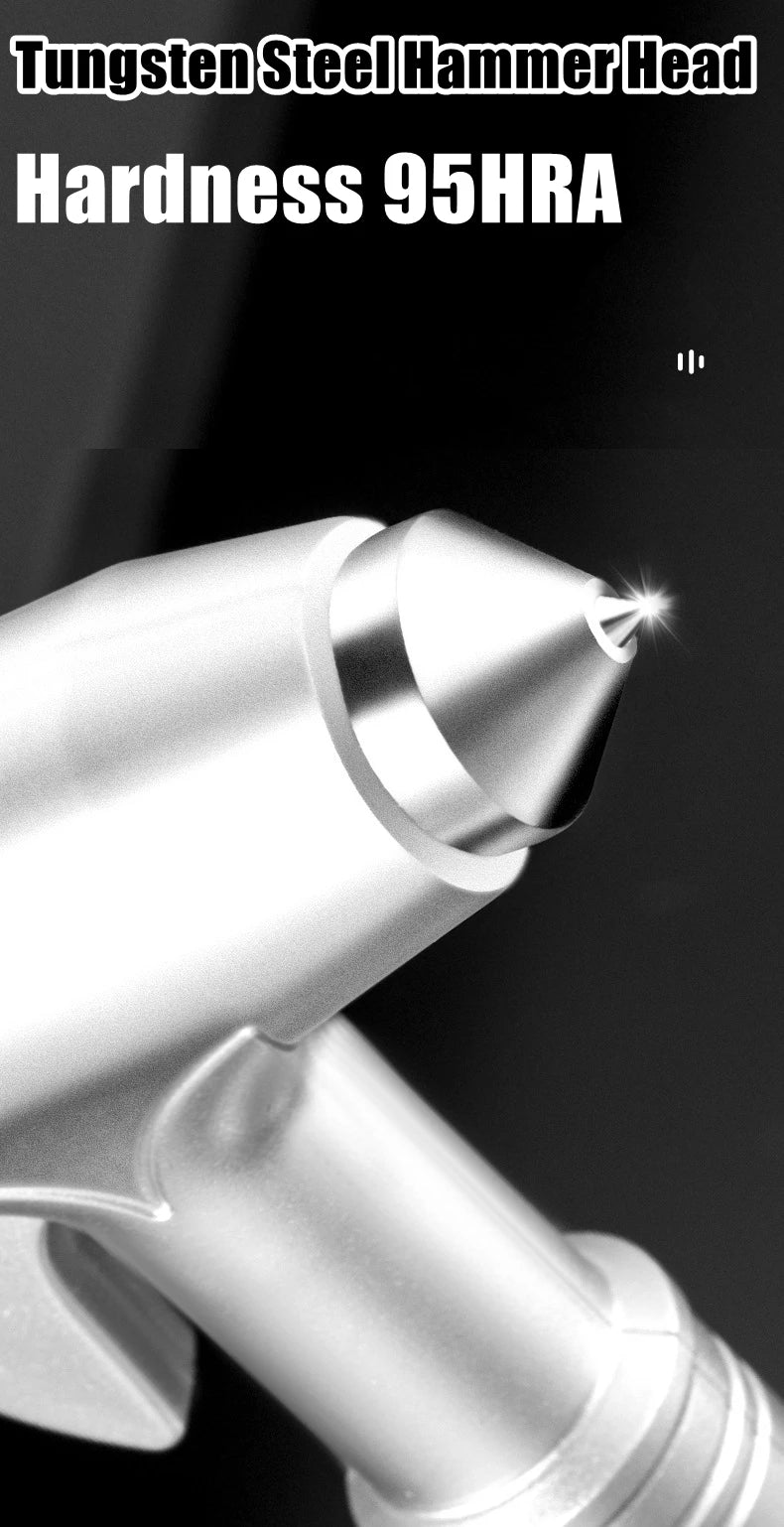 Car Safety Hammer Car Window Breaker Emergency Hammer Seat Belt Cutter Suitable for Car Rescue Escape Rescue Safety Hammer