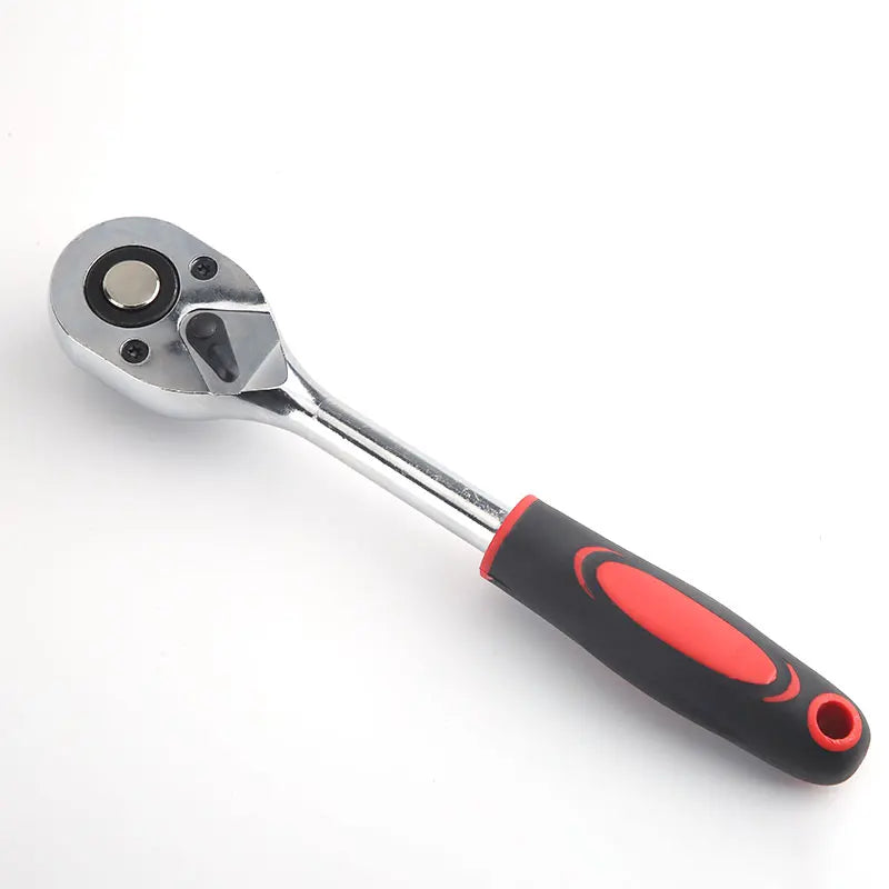 HUHAO 1/2 Socket Wrench Handle Tools Quick Release Vanadium Steel Ratchet Wrench For Automotive Repair Hardware Tools