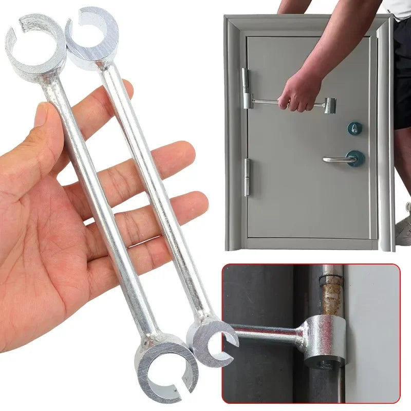 Door Hinge Gap Adjusting Wrench Double Head Door Hinge Repair Spanner Hinges Repair Wrenches Hand Tools Spanners for Round Bolt