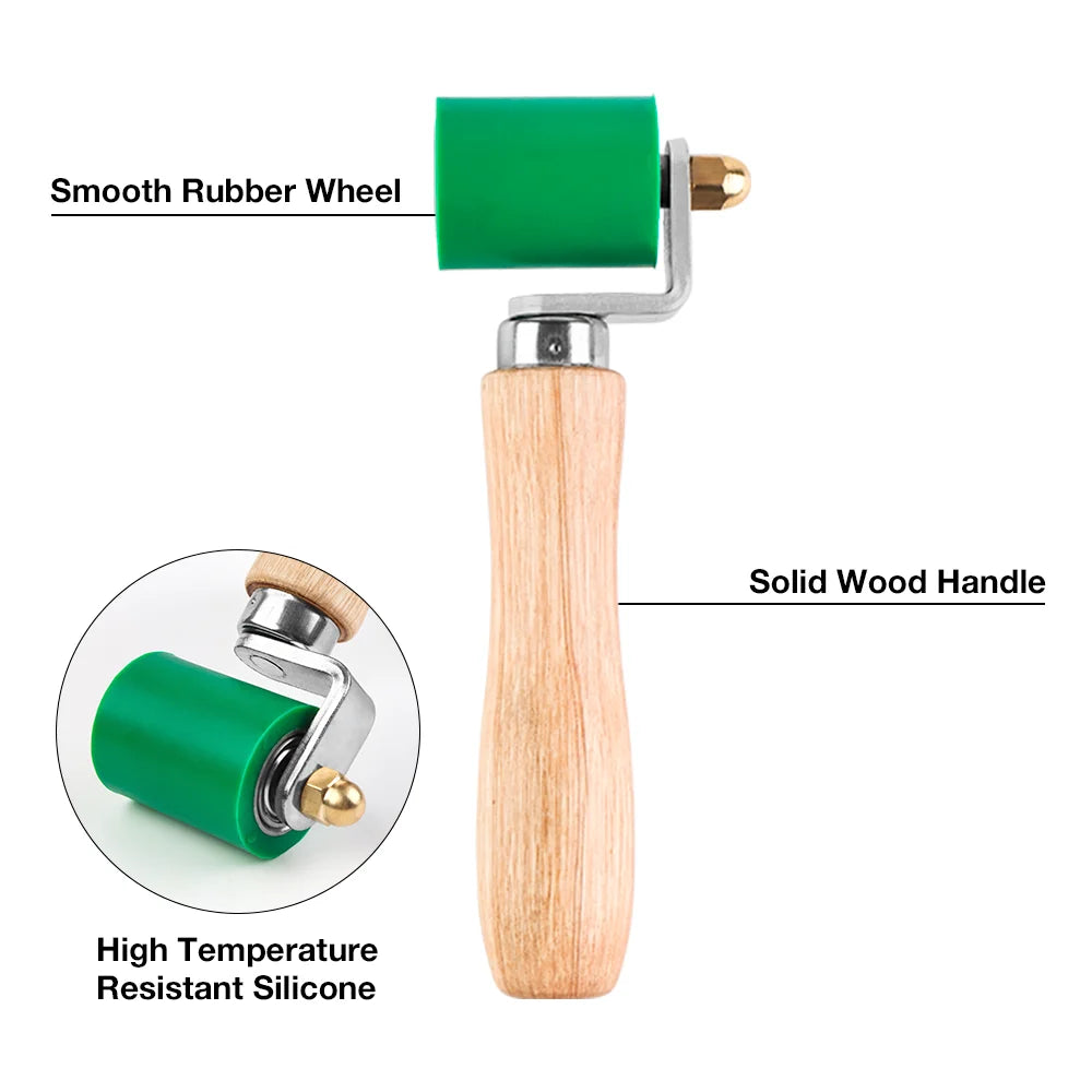 40mm Hand Pressure Roller of Silicone High Temperature Resistant Seam for Roofing Waterproofing PVC, HDPE, TPO, LDPE, EPDM, HPDE