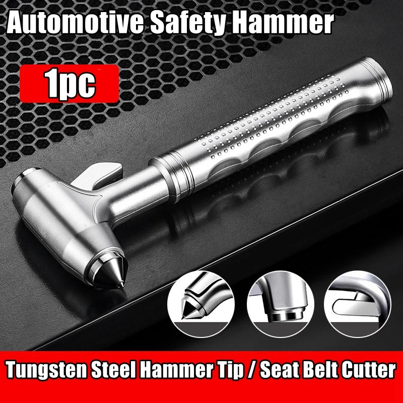 Car Safety Hammer Car Window Breaker Emergency Hammer Seat Belt Cutter Suitable for Car Rescue Escape Rescue Safety Hammer
