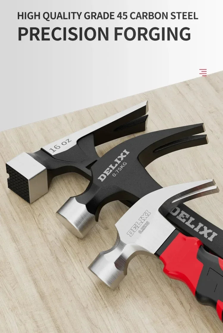Multifunctional Claw Hammer Professional Woodworking Special Mini Integrated Nail Hammer Portable Household Hand Tools Accessory