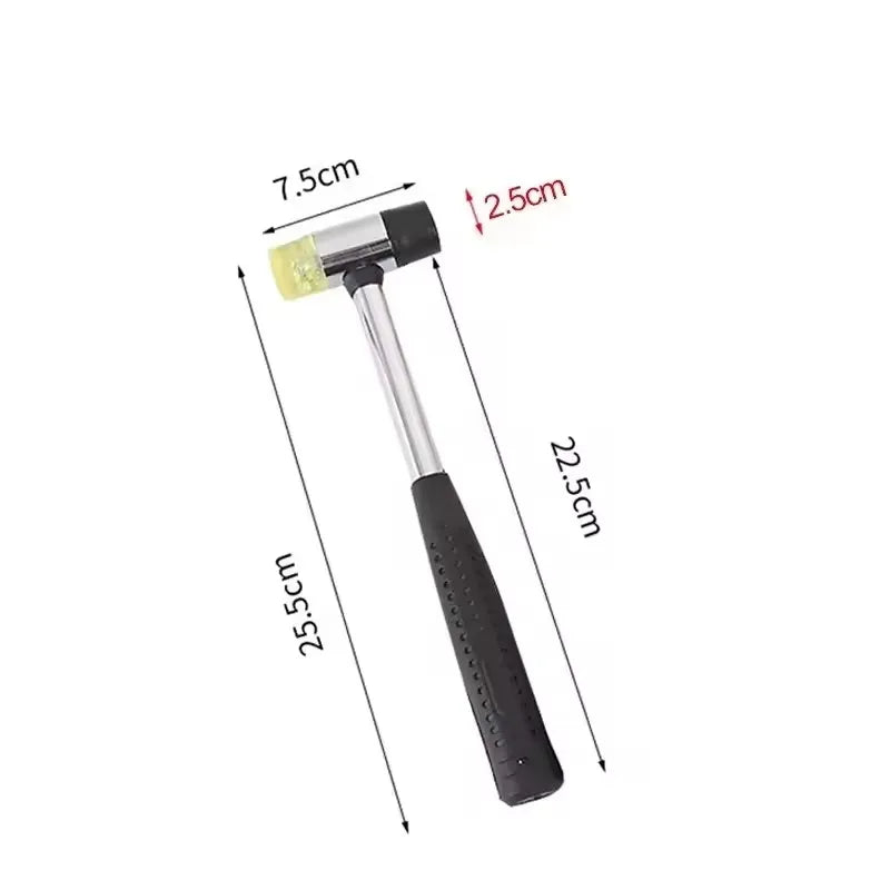 Mini 25/30/35/40/45mm hammer deck with nylon head hand tool non-slip handle nylon rubber used as plastic and wood jewelry crafts