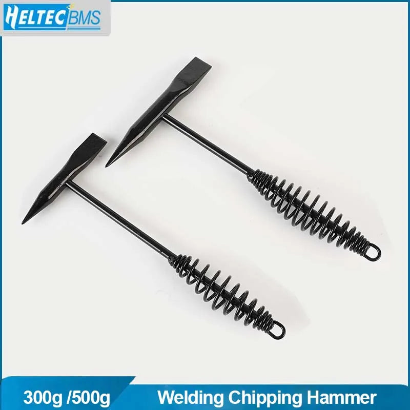 Welding Slag Hammer High Carbon Steel Electrician's Hammer Welder Chipping Hammer with Spring Handle Derusting Tool