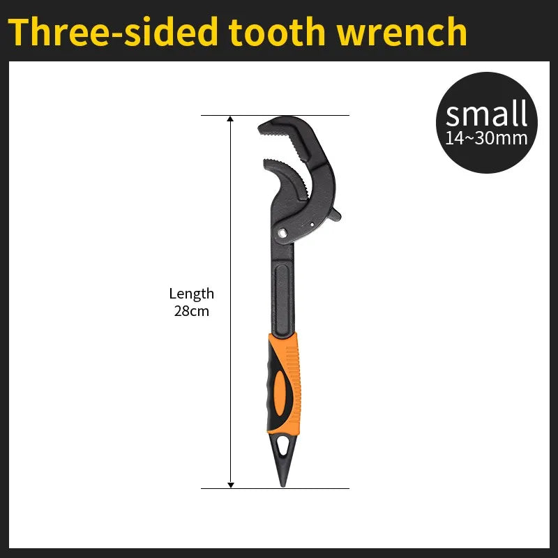 Adjustable Spanner Multi-function Universal Wrench Tool Home Repair Key Hand tool Multi Purpose Universal Pipe Wrench
