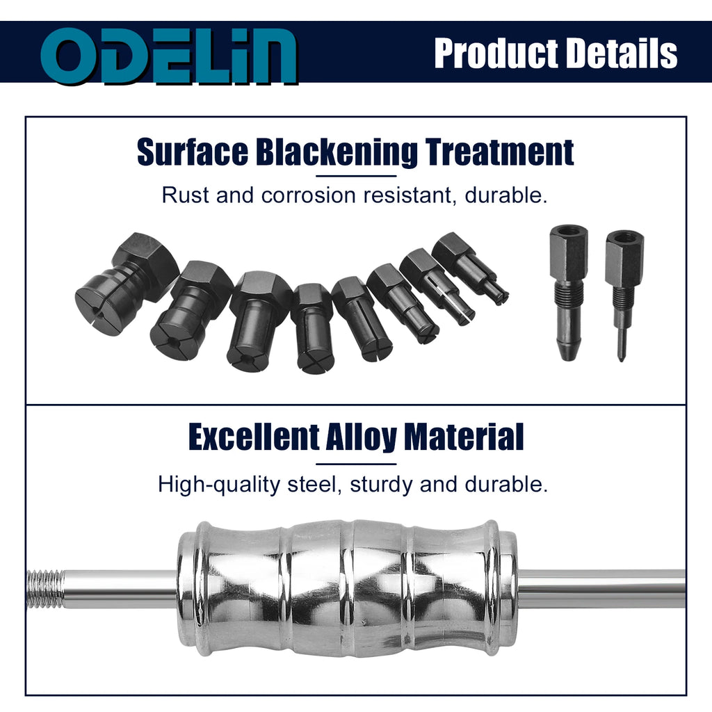 12PC/14PC Internal Bearing Remover Slide Hammer Set Blind Hole Inner Bearing Puller Set Bearing Extractor