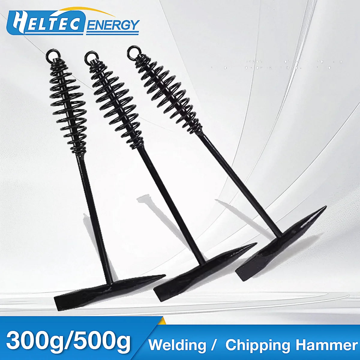 Welding Slag Hammer High Carbon Steel Electrician's Hammer Welder Chipping Hammer with Spring Handle Derusting Tool