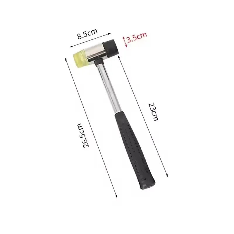 Mini 25/30/35/40/45mm hammer deck with nylon head hand tool non-slip handle nylon rubber used as plastic and wood jewelry crafts