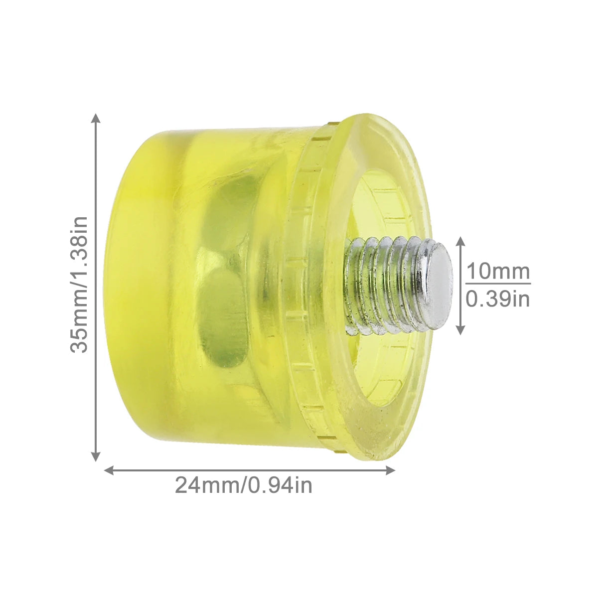 25mm / 30mm / 35mm / 40mm Rubber Double Faced Work Glazing Window Beads Hammer Nylon Head Mallet DIY hand Tool