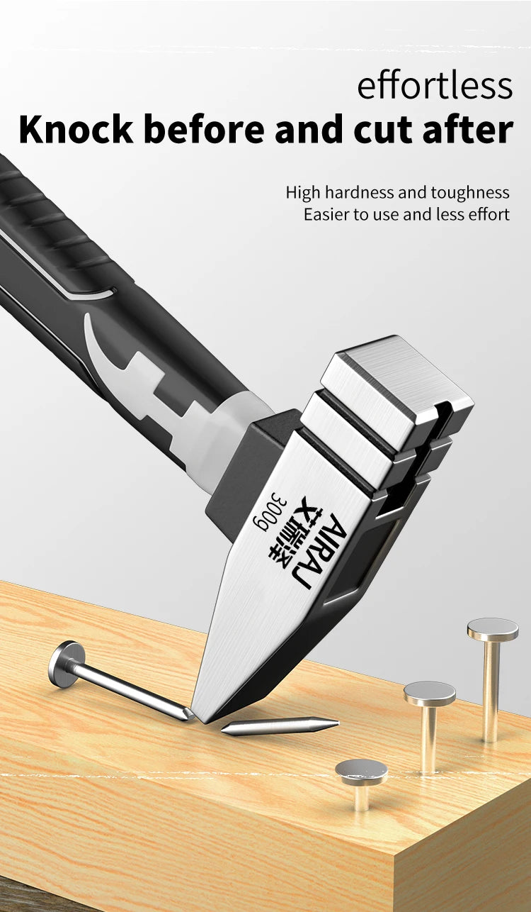 Small Hammer Mini Claw Hammer Head Fitter Hammer Octagonal Hammer Multifunctional Integrated Nail Hammer Nail Hammer Woodworking