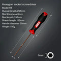 Hexagon Socket Screwdriver Small Hexagon Wrench Six-pointed Star Set Tool Extended Straight Handle Screwdriver H2.5/4mm