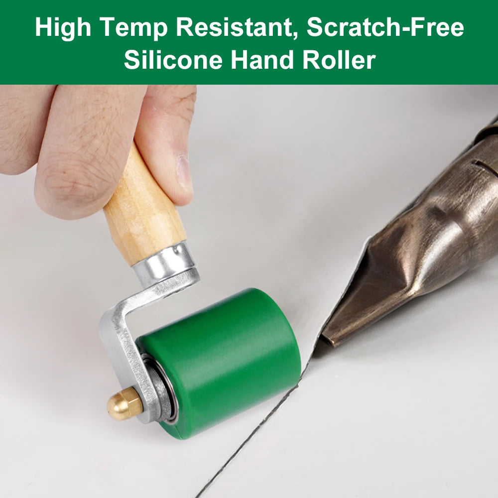 40mm Hand Pressure Roller of Silicone High Temperature Resistant Seam for Roofing Waterproofing PVC, HDPE, TPO, LDPE, EPDM, HPDE