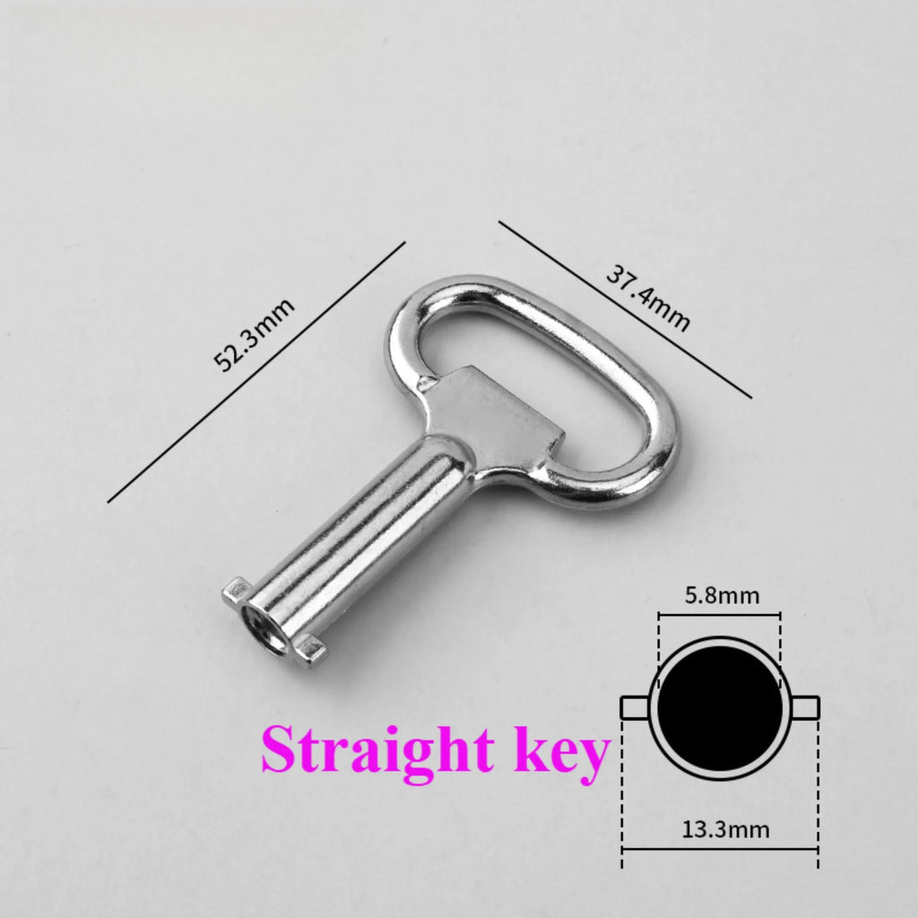 5/3PCS Silver Inner Triangle Key Wrench Square Key Water Tap 8Mm Vent Key Wrench Elevator Water Meter Valve Wrench